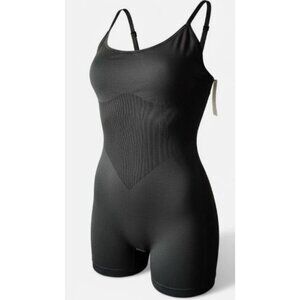 Victoria’s Secret PINK Seamless Activewear Romper Women’s L Black NWT